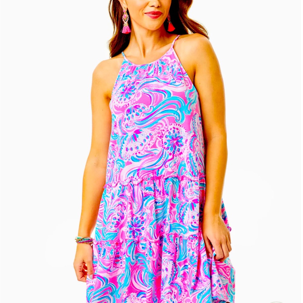 Lilly Pulitzer Evalyn Dress Prosecco Pink Dont Be Jelly